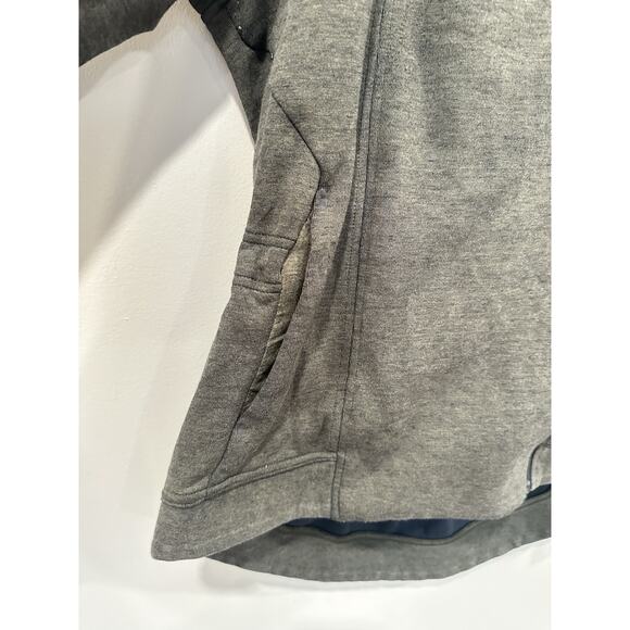 Nike Hoodie Womens Large Tech Fleece Cape Full Zip Sweatshirt 2102 - Picture 3 of 11